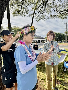Board members and Mary Ann